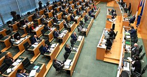 Die Festsitzung anlässlich 100 Jahre Landesverfassung musste abgesagt werden.