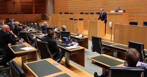 Der kosovarische Botschafter Lulzim Pllana war zu Gast im Europa-Ausschuss