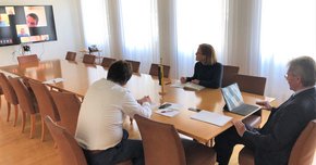 Die Präsidalsitzung fand als Videokonferenz statt