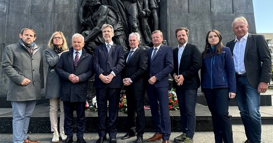 Gedenken Kriegsende - Delegation