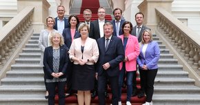 Eine Delegation aus dem Niederösterreichischen Landtag besuchte das Berliner Abgeordnetenhaus.